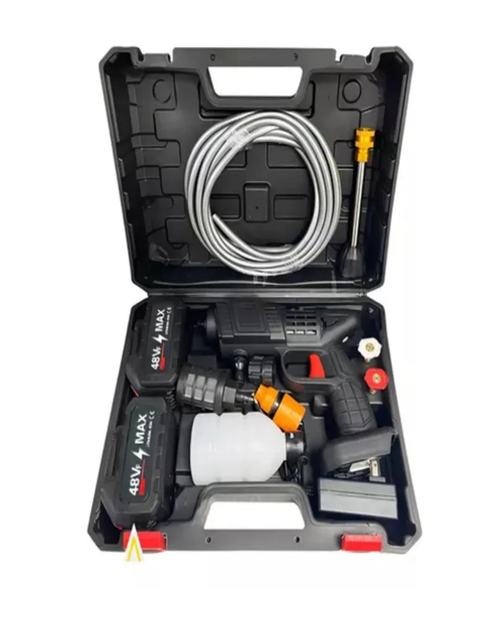 Hidrolavadora Inalámbrica Portátil Recargable 48v 2 Baterías